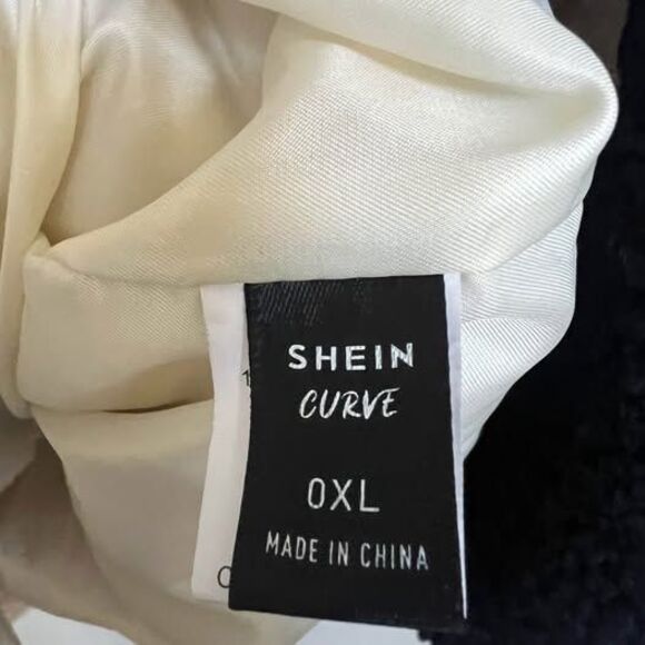 Coolane Women's Plus Size Teddy Fleece Colorblock Jacket Size OXL - Picture 7 of 9